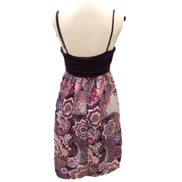 ANTHROPOLOGIE Pinkerton Plum Floral Paisley Chemise M - Picture 6 of 9